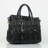 Authentic leather handbags fashion black tote bags for women 2013