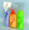 clear pvc stand up pouch for cosmetic