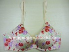 Rose leopard combo sexy hot fashional push-up brassiere bra lingerie