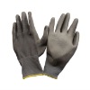 13Gauge grey nylon liner grey PU coated safety gloves gloves industry