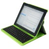 leather smart Cover with bluetooth keyboard for iPad2