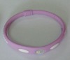 EZ holograms titanium silicone bracelets