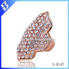 hot sale cheap wholesale fashion new american gold design latest design diamond ring