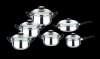 12pcs stainless steel cookware casserole set