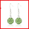 2012 Hot Sales Newest earring ball crystal