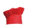 2012 year 100% cotton red Restaurant chef hat