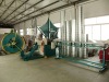 Spiral steel tube machine