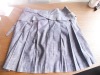 women's fashion front pleated skirt