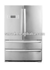 French door side by side no frost refrigerator with ice maker