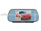 7" car rear view mirror with BT/USB/SD and touched screen