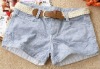 2011 lady's summer short cotton denim jeans