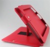 High quality factory price for iPad leather case with adjustable stand protective leather case