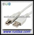 NEW White USB AM TO BM Cable For Printer Scanner