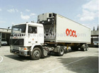 Refrigerating container semitrailer