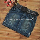 blue jean skirt