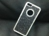 Luxury Crystal Bling Glitter Diamond Chrome Metal Plating Rhinestone Hard Case For iPhone5 5G