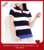 stripe polo shirt