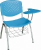 the plastic chair with writing pad ,foldable school chair/training chair