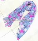 printed acrylic scarf