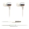 Hands-Free Headset w/ On-off & Mic (Silver)