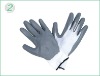 CE nitrile coated gloves / nylon liner working gloves