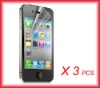 3x Clear Screen Protector Film Cover for iphone 4/4S