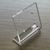 Portable Single Clear Acrylic Jewelry Earring Display Stand Acrylic Ear Pendants Display Holder Acrylic Earring Mini Display