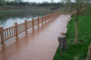 140x17mm No-fade WPC plastic composite deck timber