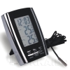 Indoor and Outdoor Thermometer with Clock