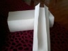 white recycled C-fold paper hand towel