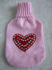 2012 hot water bottle with knitted cover