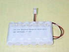 2012Hot Sales:Rechargeable 7.2V Battery Ni-CD AA 600mAh Battery