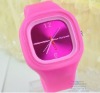 Fashion silicone jelly watch