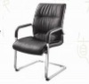 metal frame of leather visitor Chair