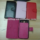 New Luxury Flip Leather Case Cover For Samsung Galaxy S3 SIII GT- i9300 Black