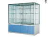 Hospital and school laboratory glass display wooden furniture