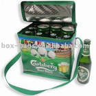 Non woven laminated cooler bag for cans