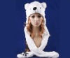 Cartoon Animal Hat Bear Winter Plush Hat