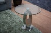 round glass &marble living room tea table YT-055J