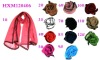 Ladies Lace edge solid color chiffon scarf