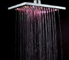 colors changing LED overhead copper shower head