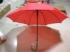 wooden handle auto open stick umbrella