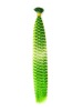 Green synthetic feather hair extension