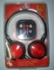 fashion Rotating stereo headphone and stereo earphones 2in1 for Computers multimedia players mobile phone