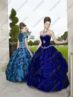 Suppliers Design Fresh Color Full Length Strapless Ruched Ball Gown Quinceanera Dress Patterns QV-083