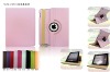 360 degree rotating leather case for apple ipad2 with dormancy fuction