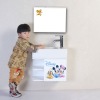 New supply! Brief High gloss white Children PVC bathroom cabinet YL-5061