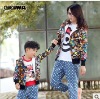 New Autumn clothes---Milk sister personal Floral long sleeve sweater for Mother and son 4694