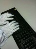 conductive antistatic keyboard for cleanroom