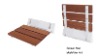 wooden folding shower seats